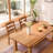 Minimalist Solid Oak Dining Table-1352553700
