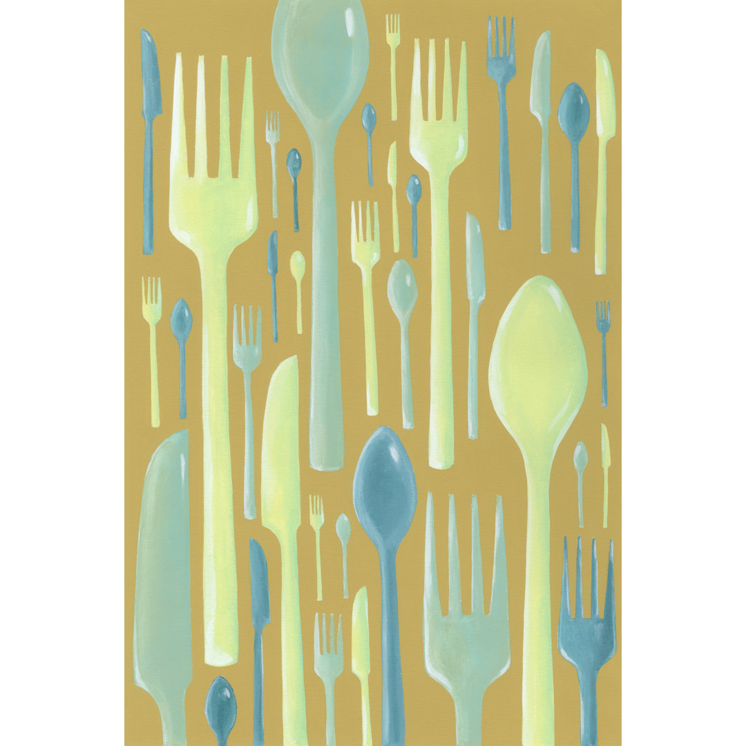 Leinwandbild Spring Cutlery II