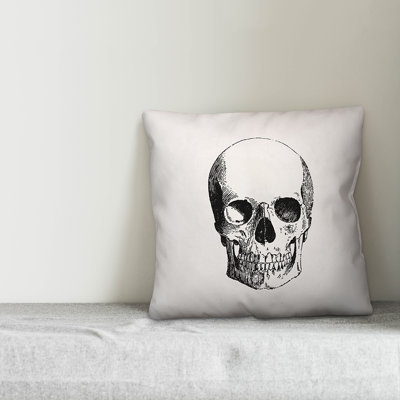  Skull Throw Pillow Cover