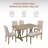 6 - Person Trestle Dining Set-625625995-625625994-625625997