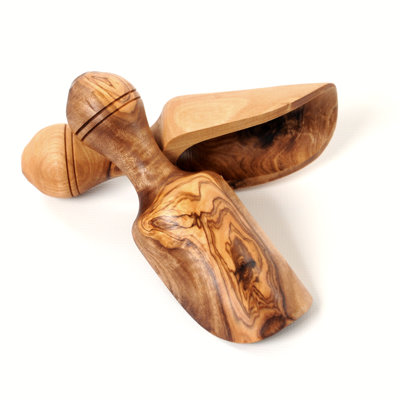Beldi Nest 2 -Piece Wood Measuring Scoop