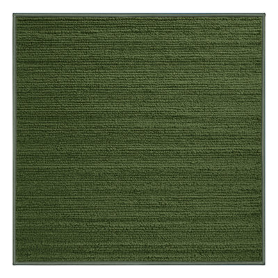 Machine Washable Solid Green Area Rug