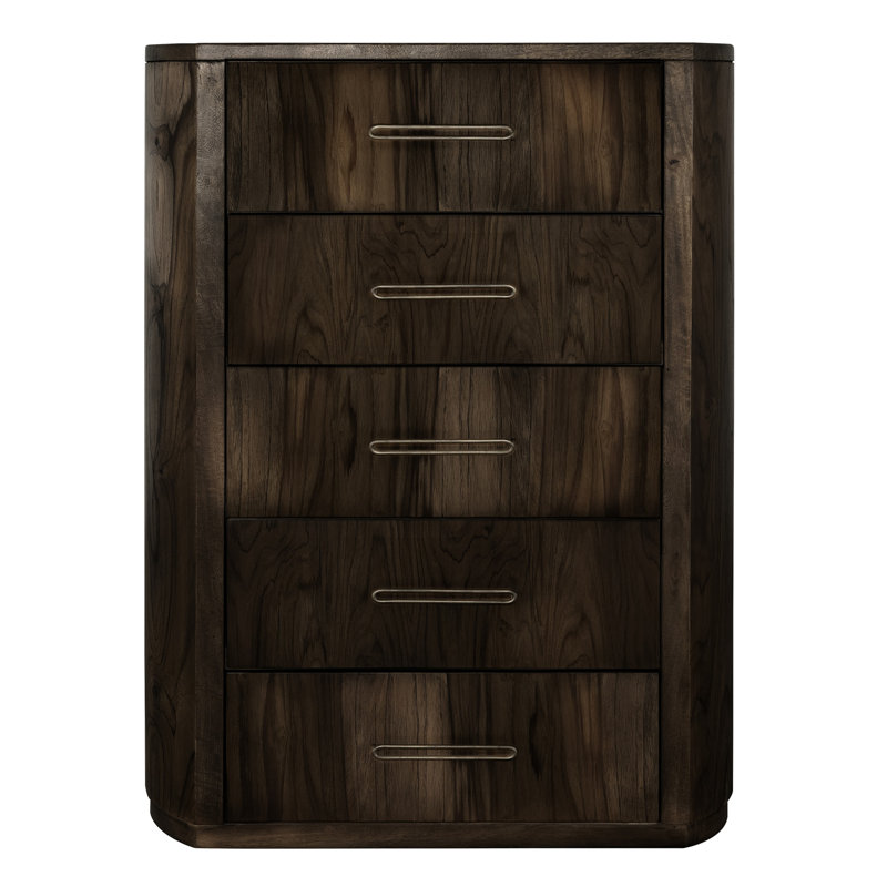 Commode haute 5 tiroirs Eray , Black