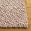Tapis taupe en laine, viscose et coton tissé à la main Natura-101399156