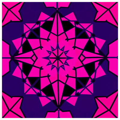 Pink Purple Kaleidoscope Comforter