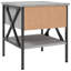 Tahnaout 40cm W Iron Bedside Table-169839290-135005044