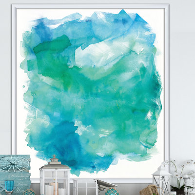 Cadre photo "sea glass" , reproduction d’art sur toile