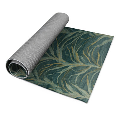 Tapis intérieur et extérieur bleu Nature
