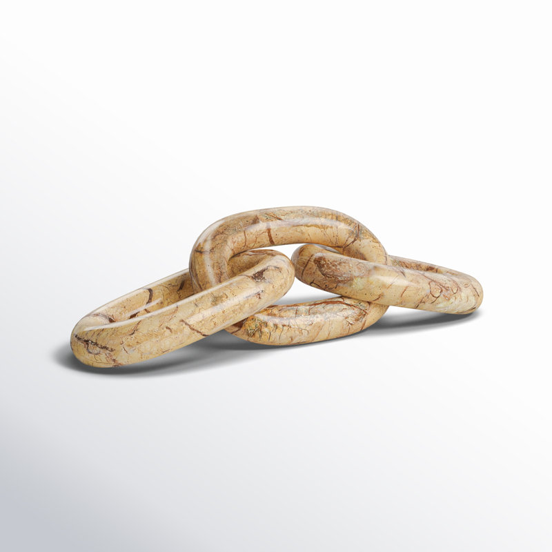 Ocarina Marble Chain Link, Forest Brown