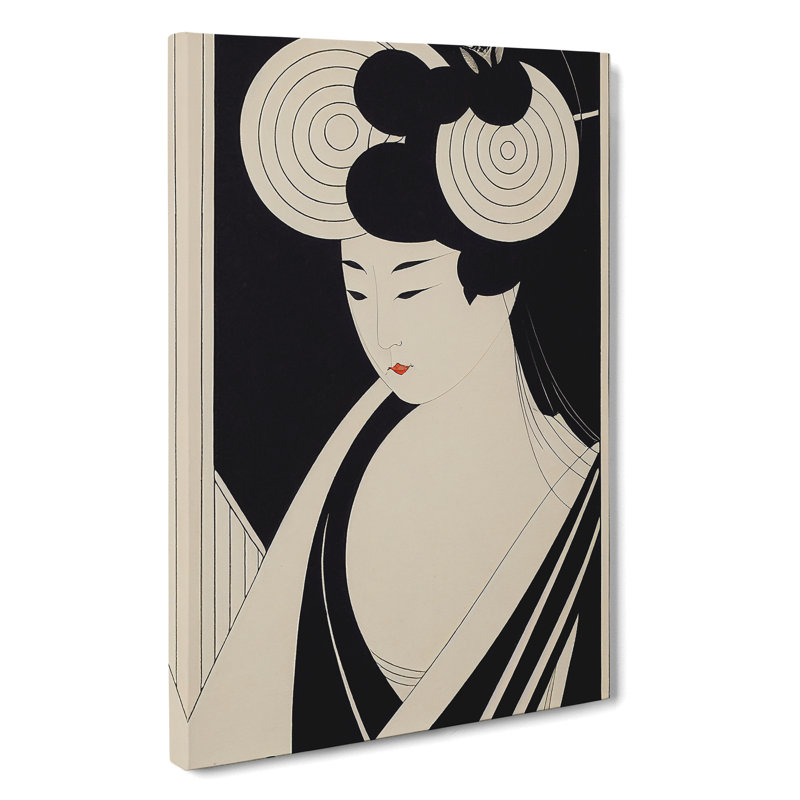 Futuristic Geisha - Wrapped Canvas, 76cm H x 50cm W x 3cm D