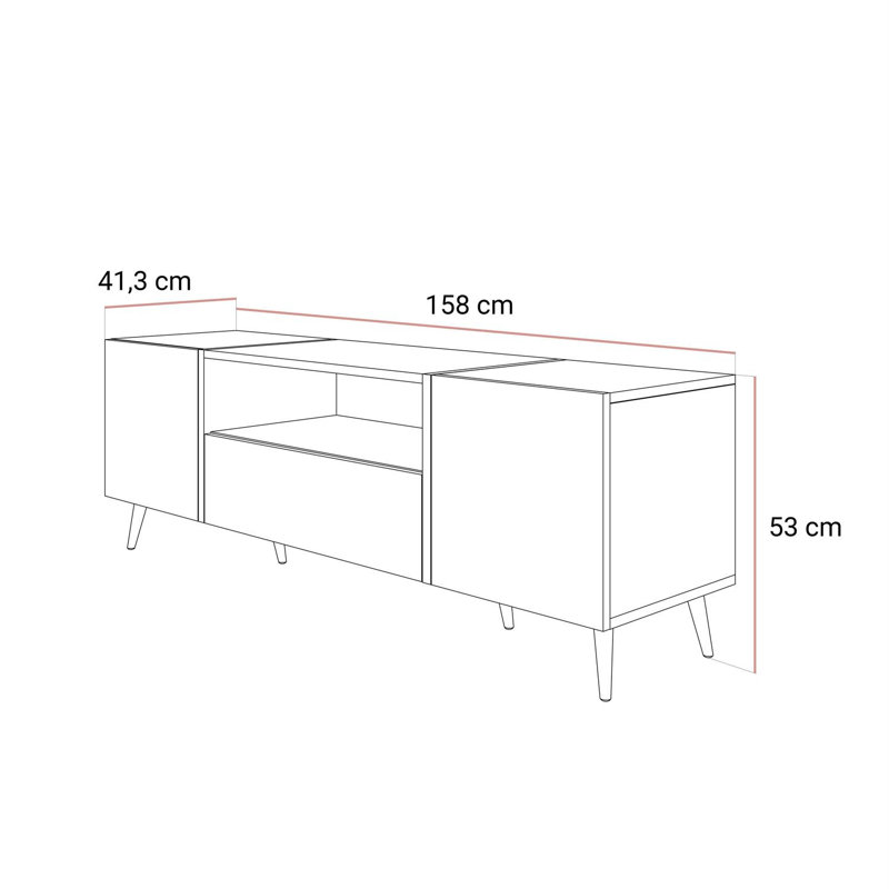 Unfinished TV Stand for TVs up to 65"