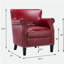 Fauteuil club rouge Hadley