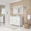Xenya 48.03'' Double Bathroom Vanity with Engineered Marble Top-1893042481-1893042480