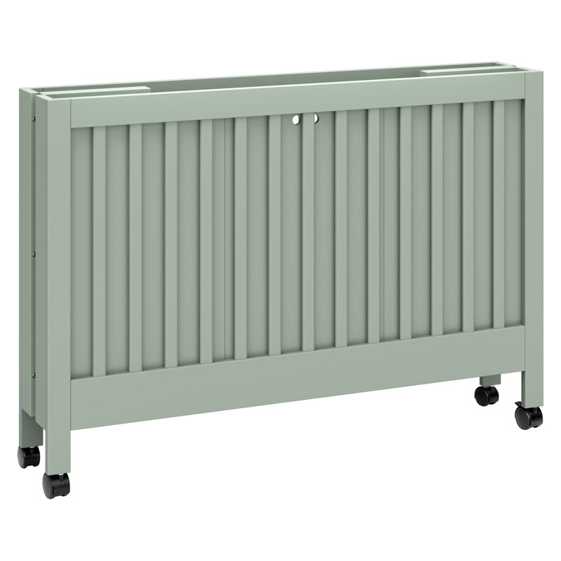 Maki 2-in-1 Convertible Portable Crib, Green