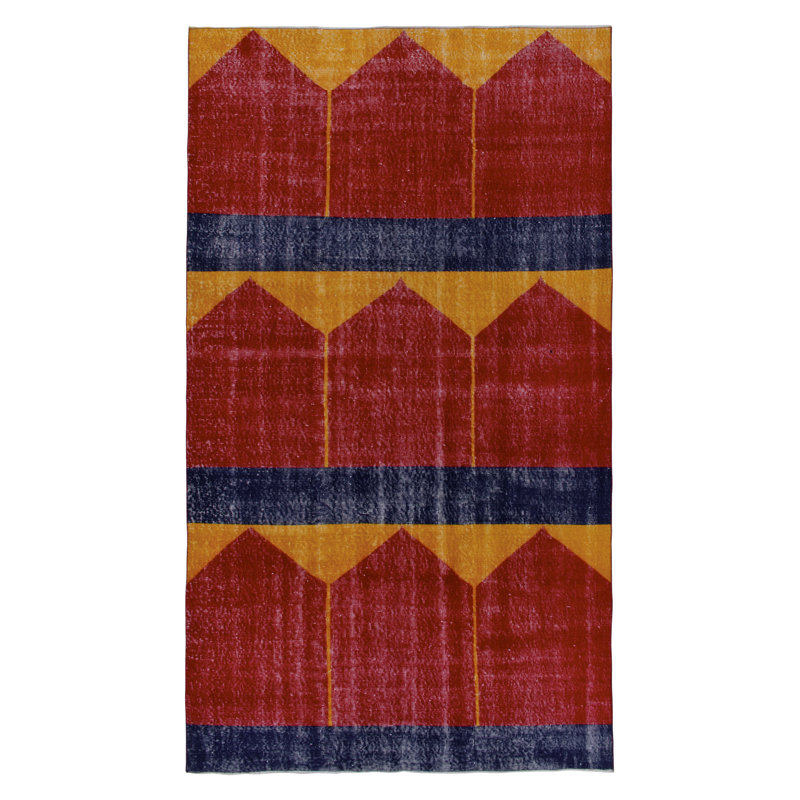 Hand Knotted Wool Area Rug