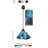 Sapin Lily Handcrafted Glass 1-Light Track Pendant-681796520-681796533-681796529