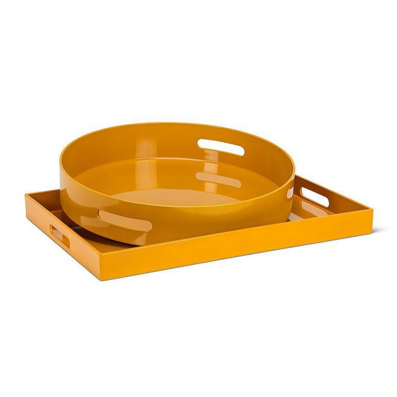 Fridegund Plastic / Acrylic Tray, Ochre
