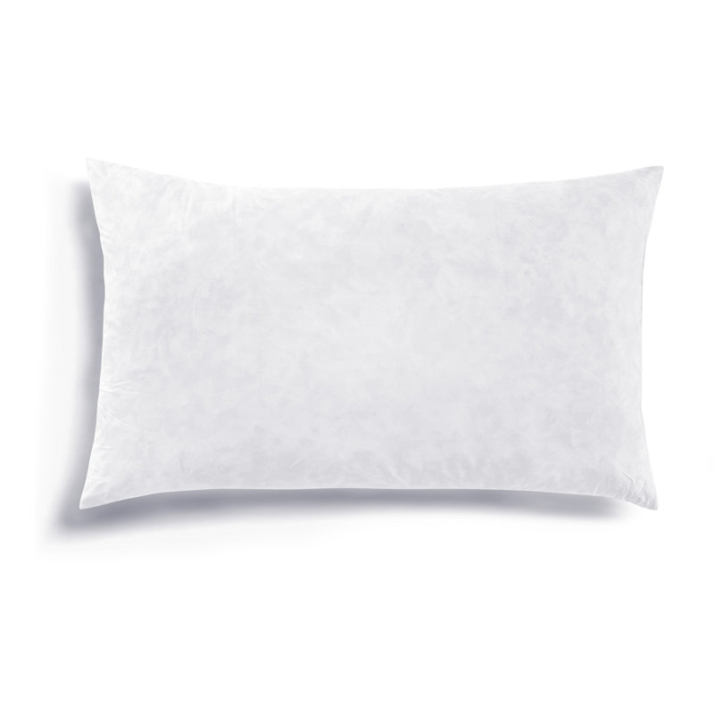Coussin en duvet de coton, H 17 po x l 25 po