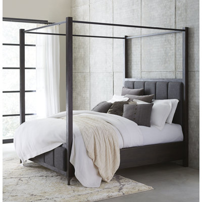 Lucerne Solid Wood Panel Bed