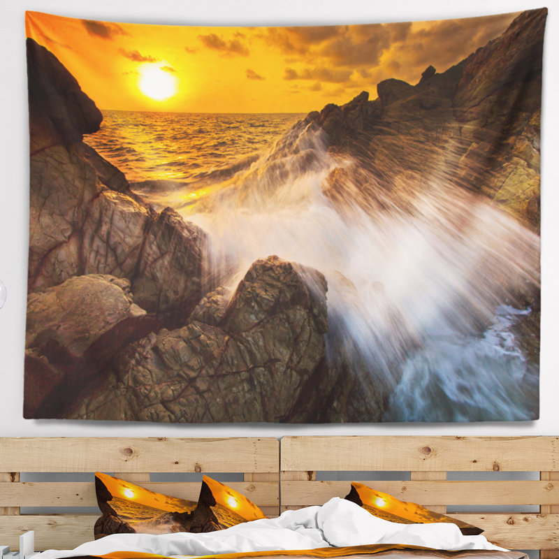 Tapisserie «Seascape Sunset», H 50 po x l 60 po