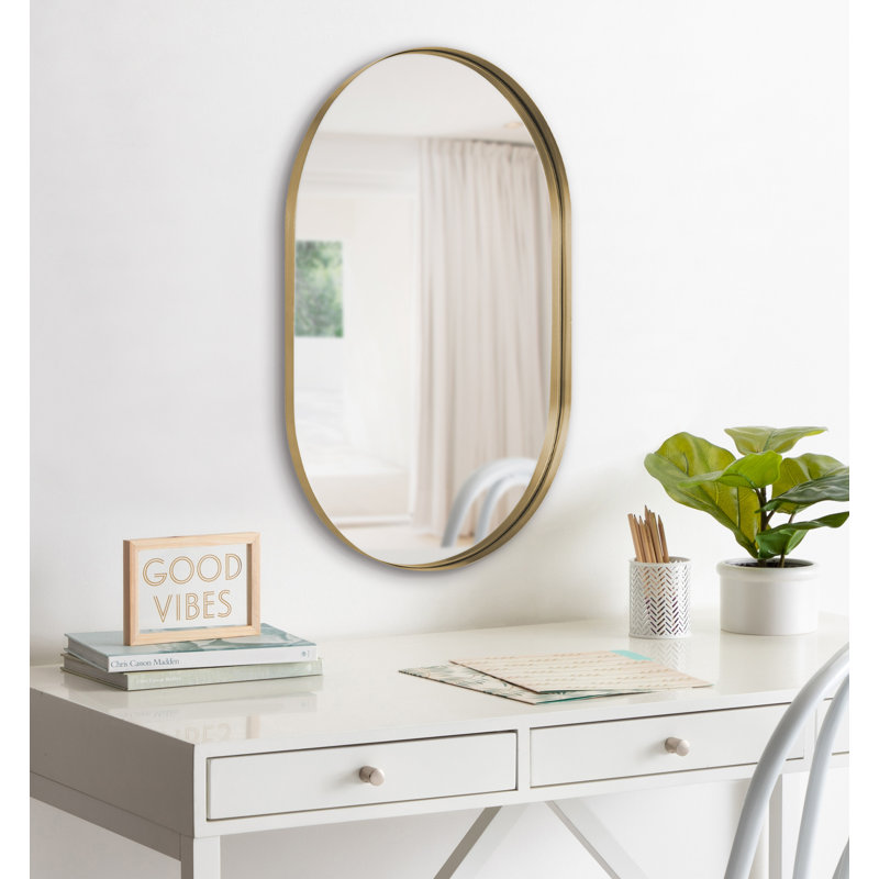 Miroir pleine grandeur Fabron, 30 po x 20 po, Or