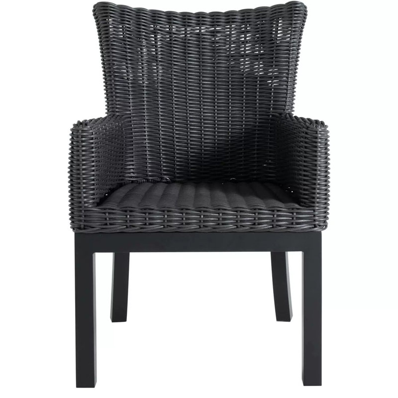 Outdoor Dining Armchair, No, Arbor Chambray