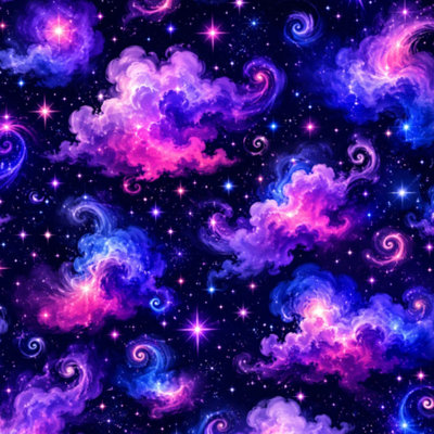 Removable Peel and Stick Wallpaper Roll Cosmos Galaxy Stars Nebula Galaxies Purple Tones Cosmic 17.7"W x 118"H