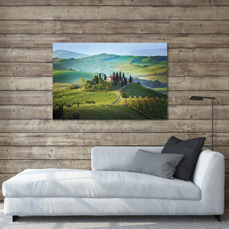 Il Belvedere, Tuscany, Italy par Jim Nilsen - photographie sans cadre, H 16 po x l 24 po x P 0,25 po