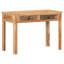 Bureau en bois récupéré massif de 43,3 po x 19,7 po x 29,5 po