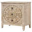 Commode mandala à 3 tiroirs en bois