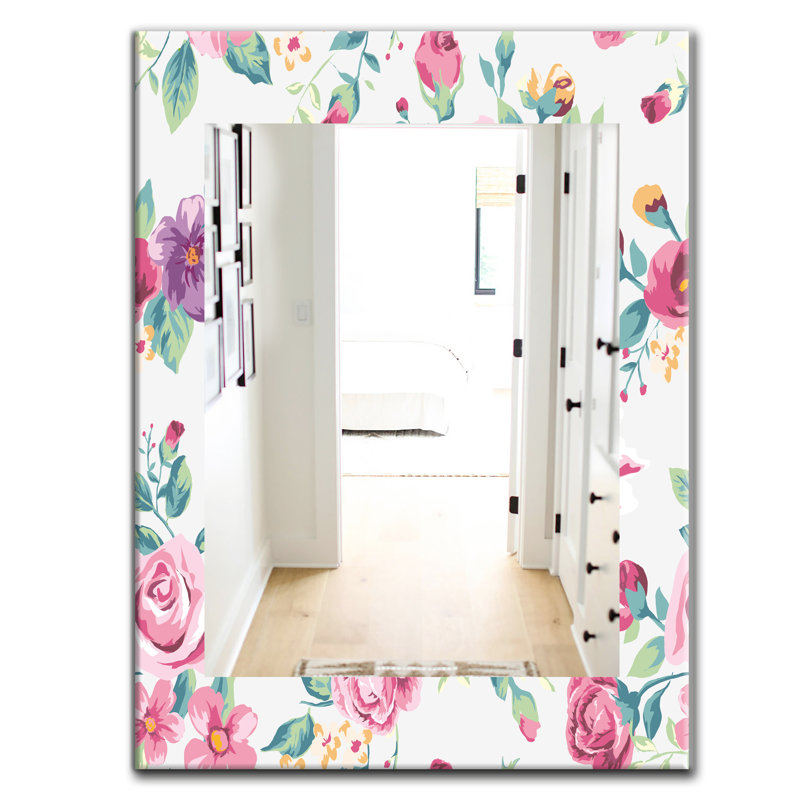 Miroir mural Blossom 31, H 39,4 po x l 29,5 po