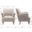 Fauteuil large de 31,5 po Tolna-169076860