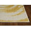 Tapis intérieur / extérieur abstrait ivoire / jaune Heda-991503747