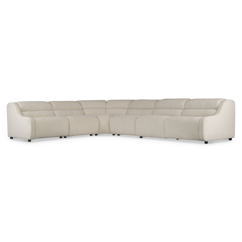 6-Piece Gio Fabric Power Motion Sectional