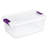Sterilite 66 Quart Latch Lid Tote, 12 Pack, and 15 Quart Latch Lid Tote, 12 Pack
