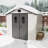 8ft×6ft Outdoor Durable Resin Storage Shed-132422457