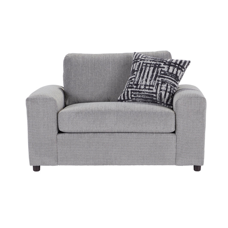 Fauteuil Cudford Cudford, Mélange de polyester gris