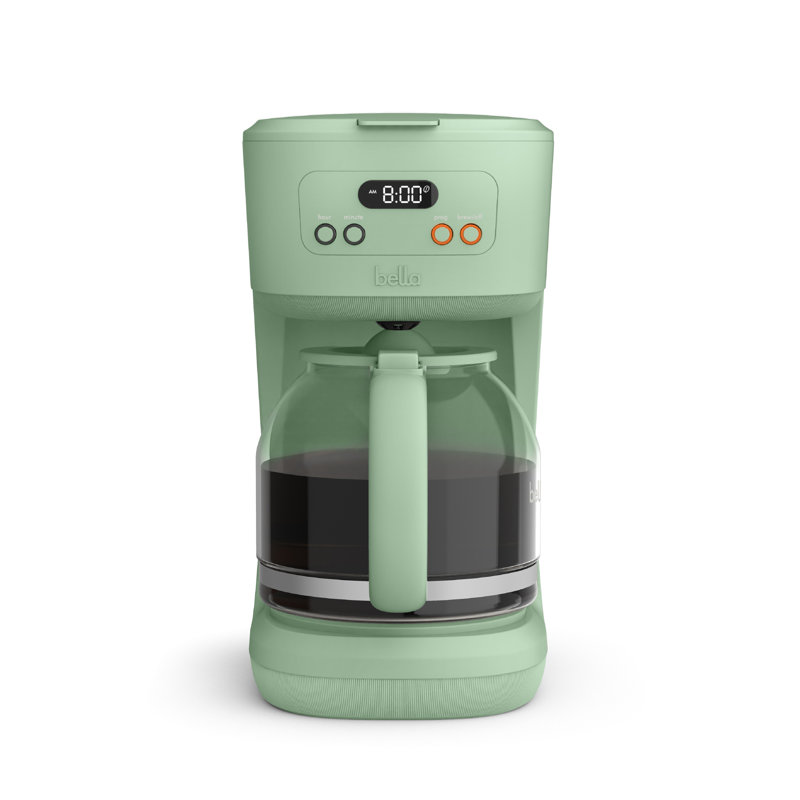 Bella 12 Cup Programmable Coffee Maker, Seaglass
