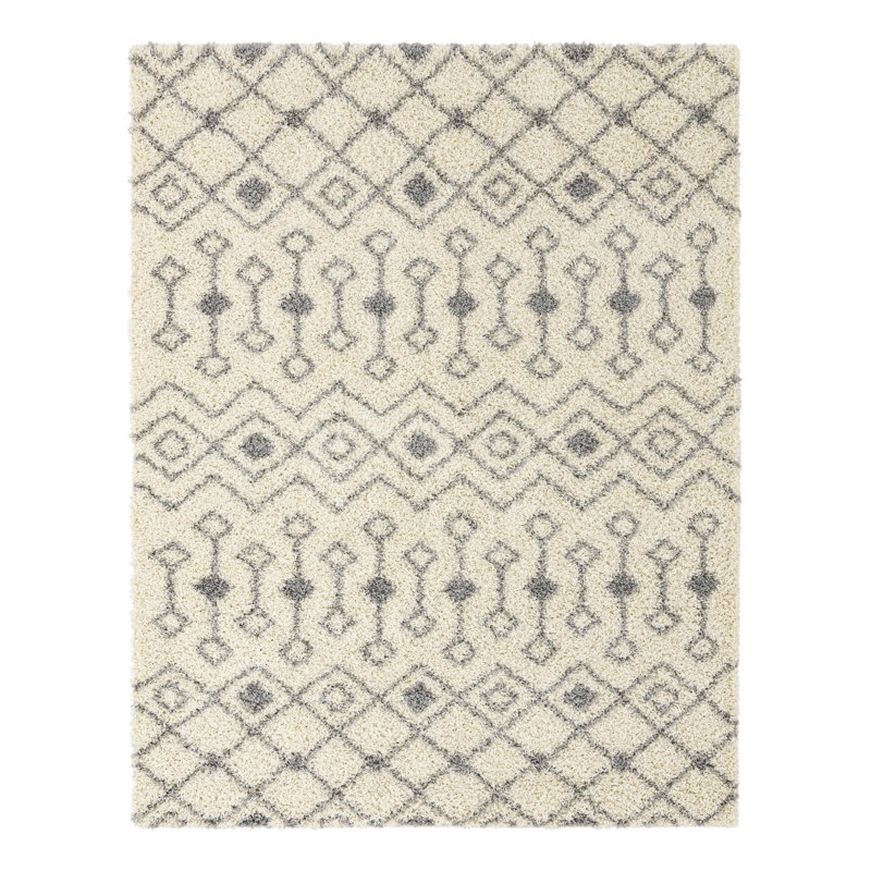 Birte Geometric Indoor Rug, Rectangle 7'10" x 10'