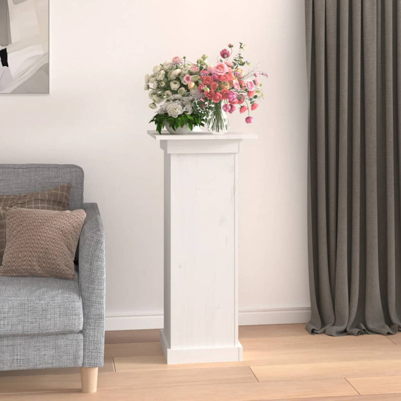 Meuble d'extérieur vidaXL, Blanc, H 35,4 po x l 15,7 po x P 15,7 po
