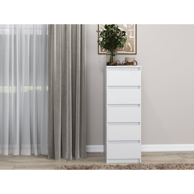 Shay 40 cm W Chest of 5 Drawers