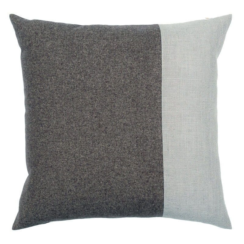 Wrap Morrison Feather Reversible Throw Pillow, 26" x 26"