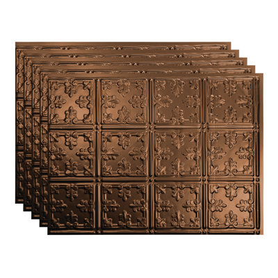 FASÄDE Traditional Style/Pattern 10 Decorative Vinyl Backsplash 15 sq ft Kit