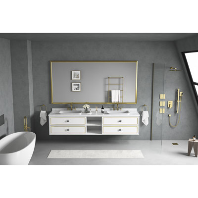 72 po L 48 po Miroir H pour salle de bain