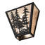 2 - Light Flush Mounted Sconce