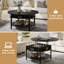 Wynny Lift Top Extendable 4 Legs Coffee Table with Storage-1012390966