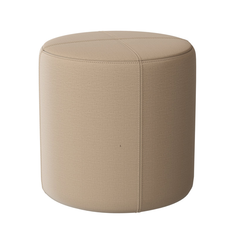Porthleven Upholstered Ottoman, Haven Linen