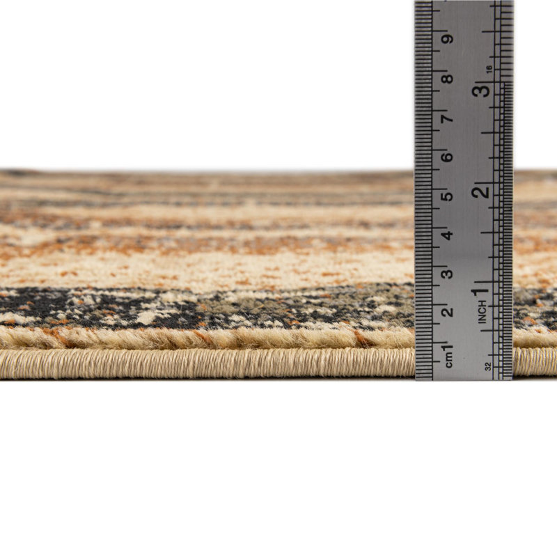 Brennin Geometric Indoor Rug, Square 5'3"