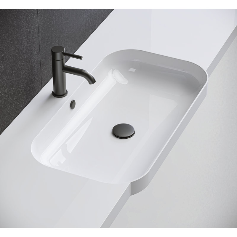 2.4'' W Drain Stopper, Matt Black