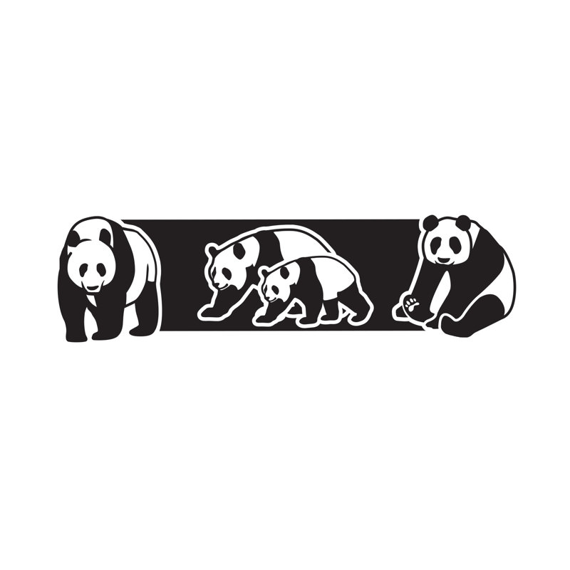 Grande tasse en porcelaine Panda 350 ml / 11,8 oz